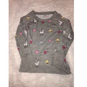 Girls Justice Emoji Sweater